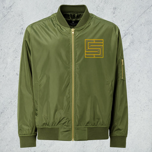 suenalo verde bomber jacket